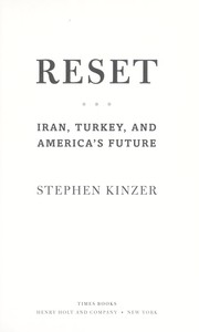 Cover of: Reset: Iran, Turkey, and America's future
