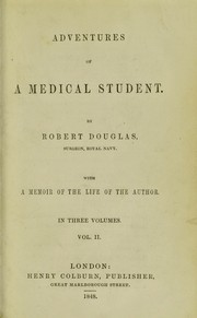 Cover of: Adventures of a medical student