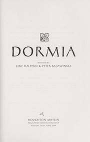 Cover of: Dormia by Jake Halpern