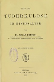 Cover of: ©ber die Tuberkulose im Kindesalter
