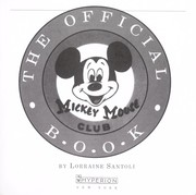 Official Mickey Mouse Club Book by Lorraine Santoli