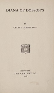 Cover of: Diana of Dobson's by Cicely Mary Hamilton, Cicely Mary Hamilton