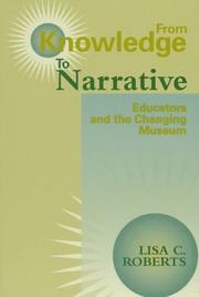 Cover of: FROM KNOWLEDGE TO NARRATIVE by Roberts Lc