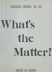 Cover of: What's the matter?