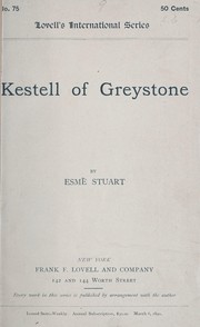 Cover of: Kestell of Greystone: a novel
