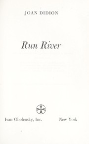 Cover of: Run River. by Joan Didion