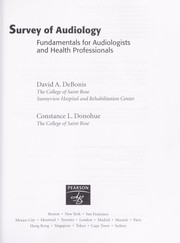 Cover of: Survey of audiology by David A DeBonis