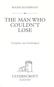 Cover of: The man who couldn't lose