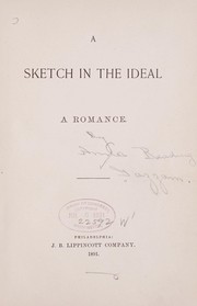 Cover of: A sketch in the ideal | Anna Reading Gazzam