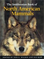 Cover of: The Smithsonian book of North American mammals