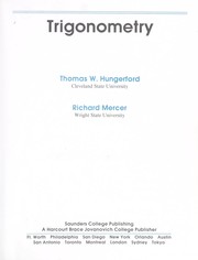Cover of: Trigonometry