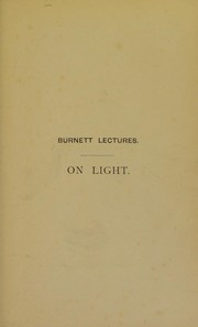 Cover of: On light
