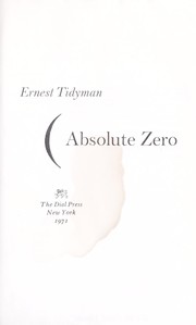 Cover of: Absolute zero.