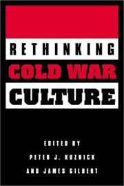 Cover of: RETHINKING COLD WAR CULTURE