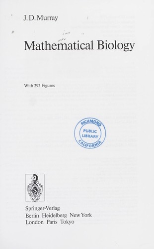 research papers on mathematical biology