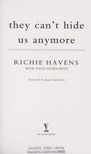 Cover of: They can't hide us anymore by Richie Havens