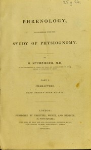 Cover of: Phrenology, in connexion with the study of physiognomy