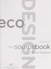 Cover of: Eco design by Alastair Fuad-Luke