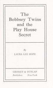 Cover of: Playhouse Secret (Bobbsey Twins)