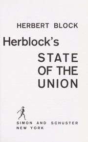 Cover of: Herblock's state of the Union.