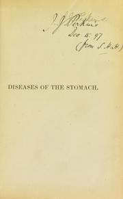 Cover of: On diseases of the stomach | S. O. Habershon