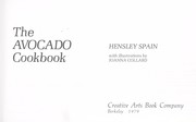 The avocado cookbook by Hensley Spain