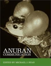 Cover of: Anuran communication