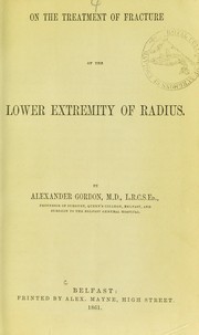 On the treatment of fracture of the lower extremity of radius