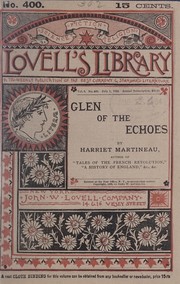 Cover of: Glen of the echoes by Harriet Martineau