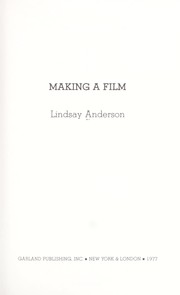 Cover of: Making a film