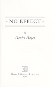 Cover of: No effect