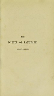 Cover of: Lectures on the science of language by F. Max Müller