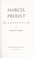 Cover of: Marcel Proust