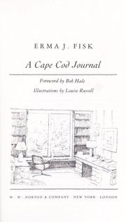 A Cape Cod journal by Erma J. Fisk