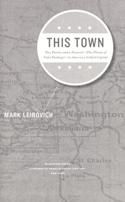 Cover of: This town by Mark Leibovich