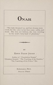 Cover of: Onar ...