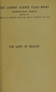 Cover of: The laws of health