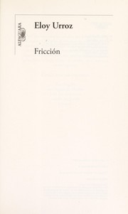 Cover of: Fricción