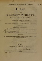 Th©·se pour le doctorat en m©♭decine by Honor©♭ Aubanel