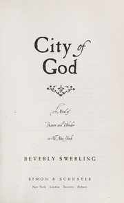 Cover of: City of god: a novel of passion and wonder in New York City