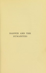 Cover of: Darwin and the humanities by James Mark Baldwin