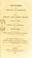 Cover of: Lectures on the structure and physiology of the male urinary and genital organs of the human body, and on the nature and treatment of their diseases. Delivered before the Royal College of Surgeons in London, in the summer of the year 1821