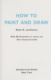 Cover of: How to paint and draw [Texto impreso]