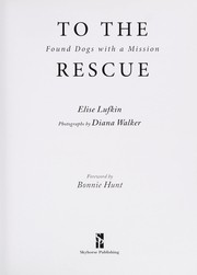 Cover of: To the rescue | Elise Lufkin