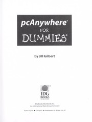 Cover of: pcAnywhere for dummies [electronic resource] by 