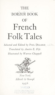 Cover of: The Borzoi book of French folk tales.