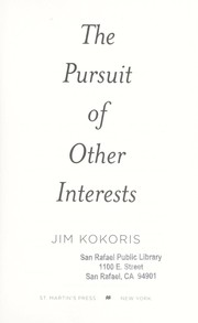 Cover of: The pursuit of other interests