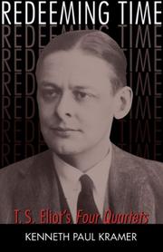 Cover of: Redeeming Time: T.S. Eliot's Four Quartets