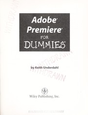 Cover of: Adobe Premiere for dummies