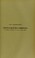 Cover of: Sur l'opportunit©♭ de la ligature de la jugulaire dans les thrombo-phl©♭bites du sinus lat©♭ral et de la jugulaire